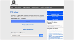 Desktop Screenshot of bibliaenlinea.org