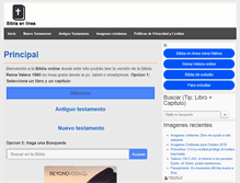 Tablet Screenshot of bibliaenlinea.org